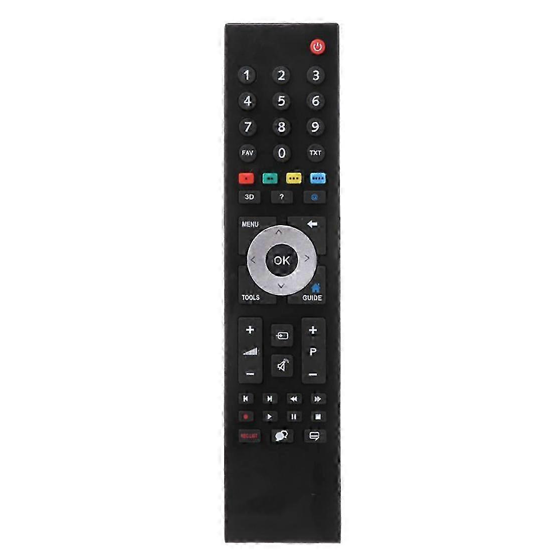 Télécommande TP7187R Compatible avec la télécommande de remplacement GRUNDIG Smart TV TP7187R Noir