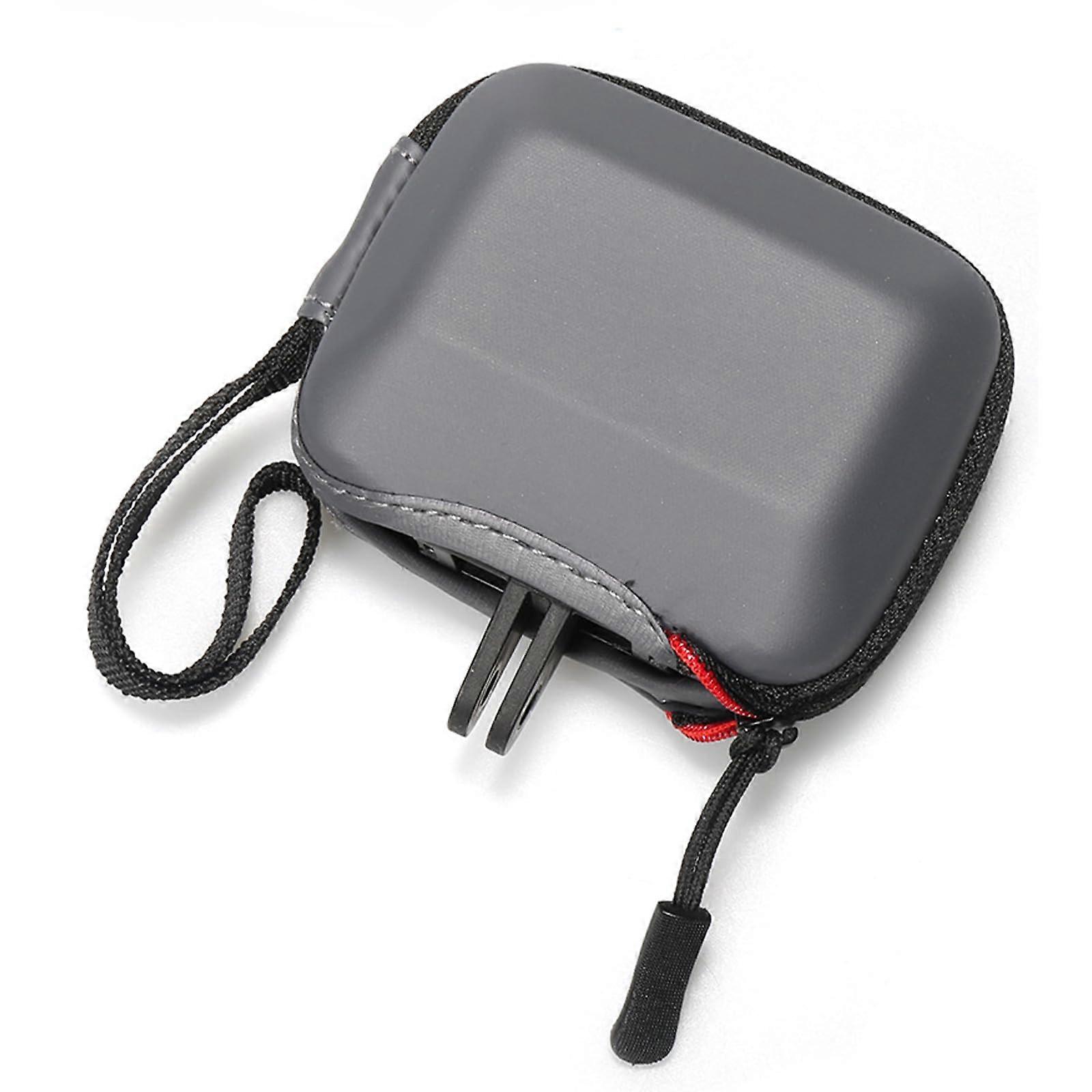 Camera Storage Bag for Action Cameras 5/4/3, Lightweight Gray Leather Case with Compatibility for Various Models