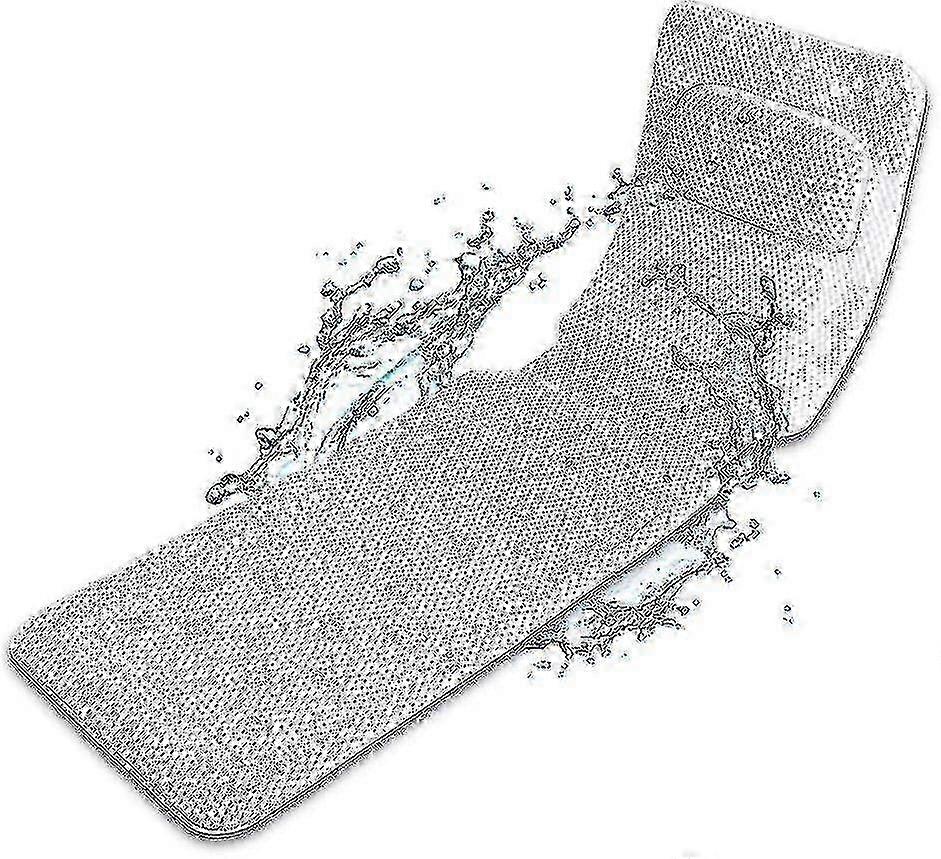 TTMA Non-Slip Bath and Mattress Pad with Pillow for Home Spa |