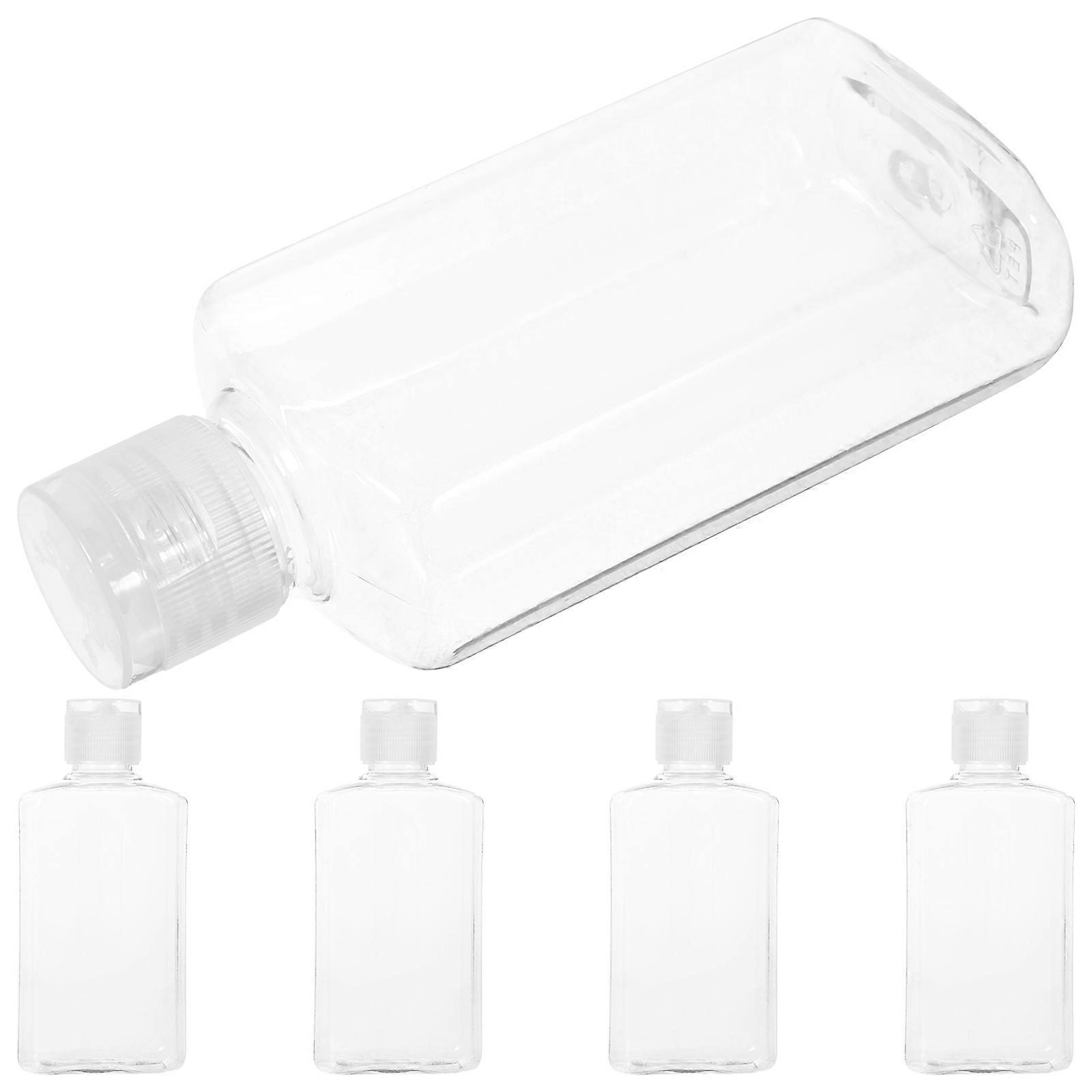 5PCS Travel Bottles Refillable Leak Proof Empty Containers for Shampoo, Lotion, and Liquid Toiletries for Trips