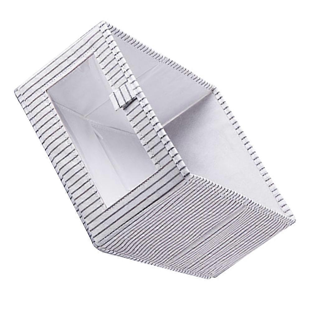 Closet Organizer Box Fabric Storage For Household Users 40X27.5X17CM Assorted Color Foldable Design 1Pack