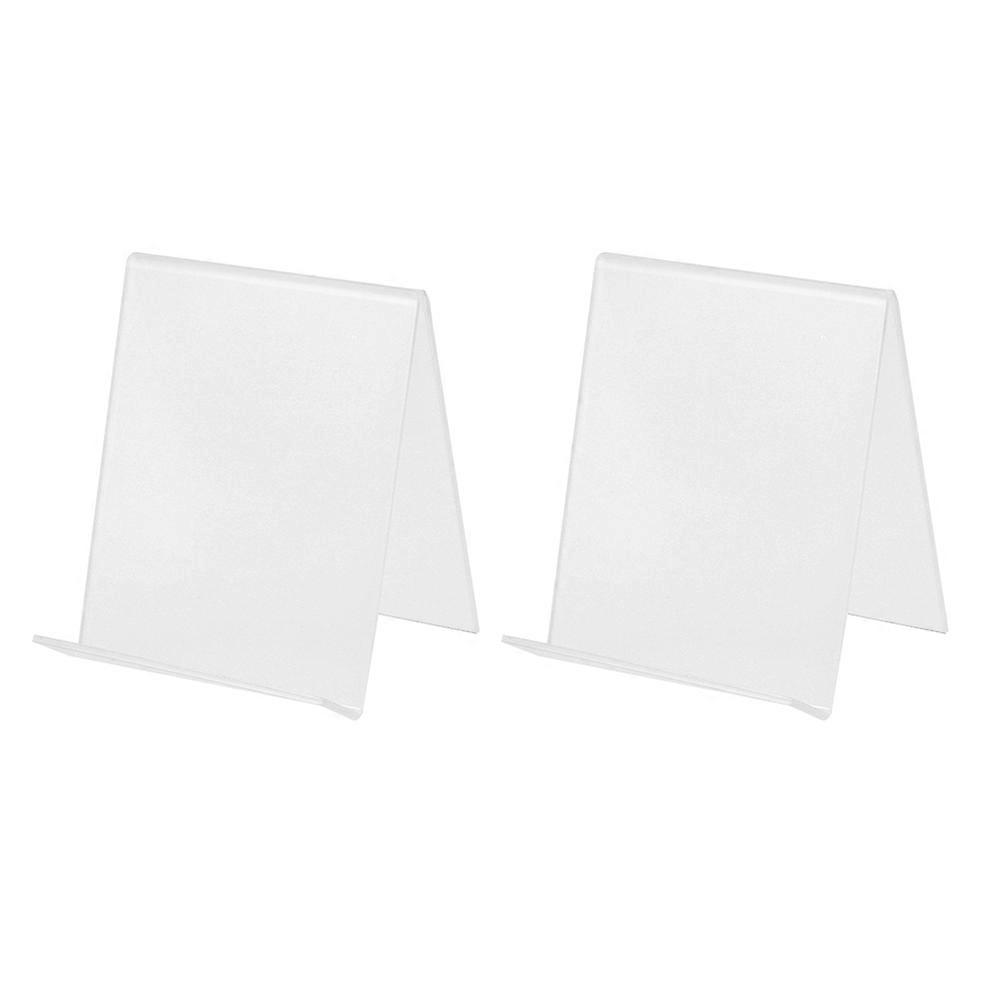Transparent Acrylic Display Rack for Books and Music Records A5 Size Perfect for Home Shop Use