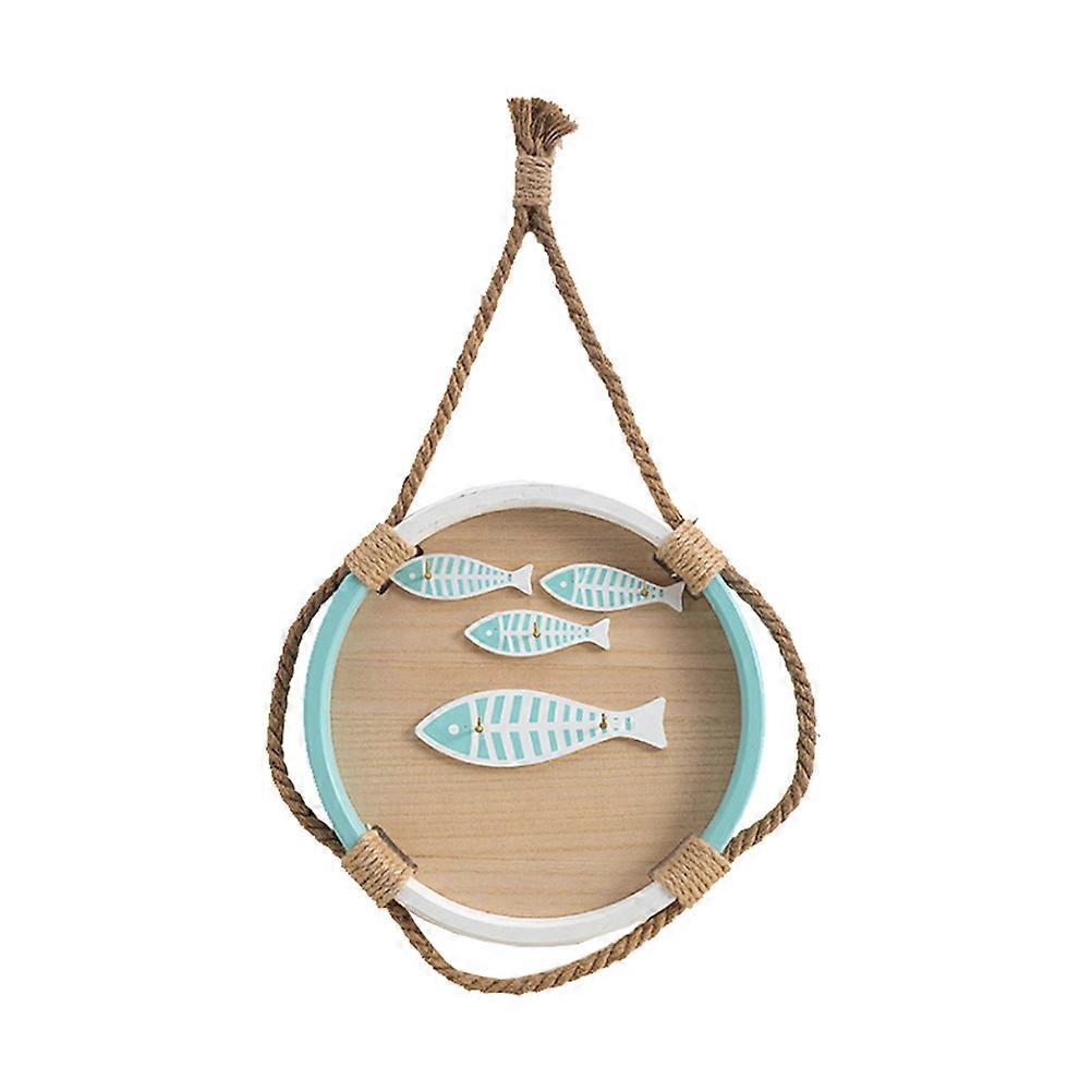 Creative Wall-Mounted Key Storage Organizer Stand For Home Use With Finish 1Pack