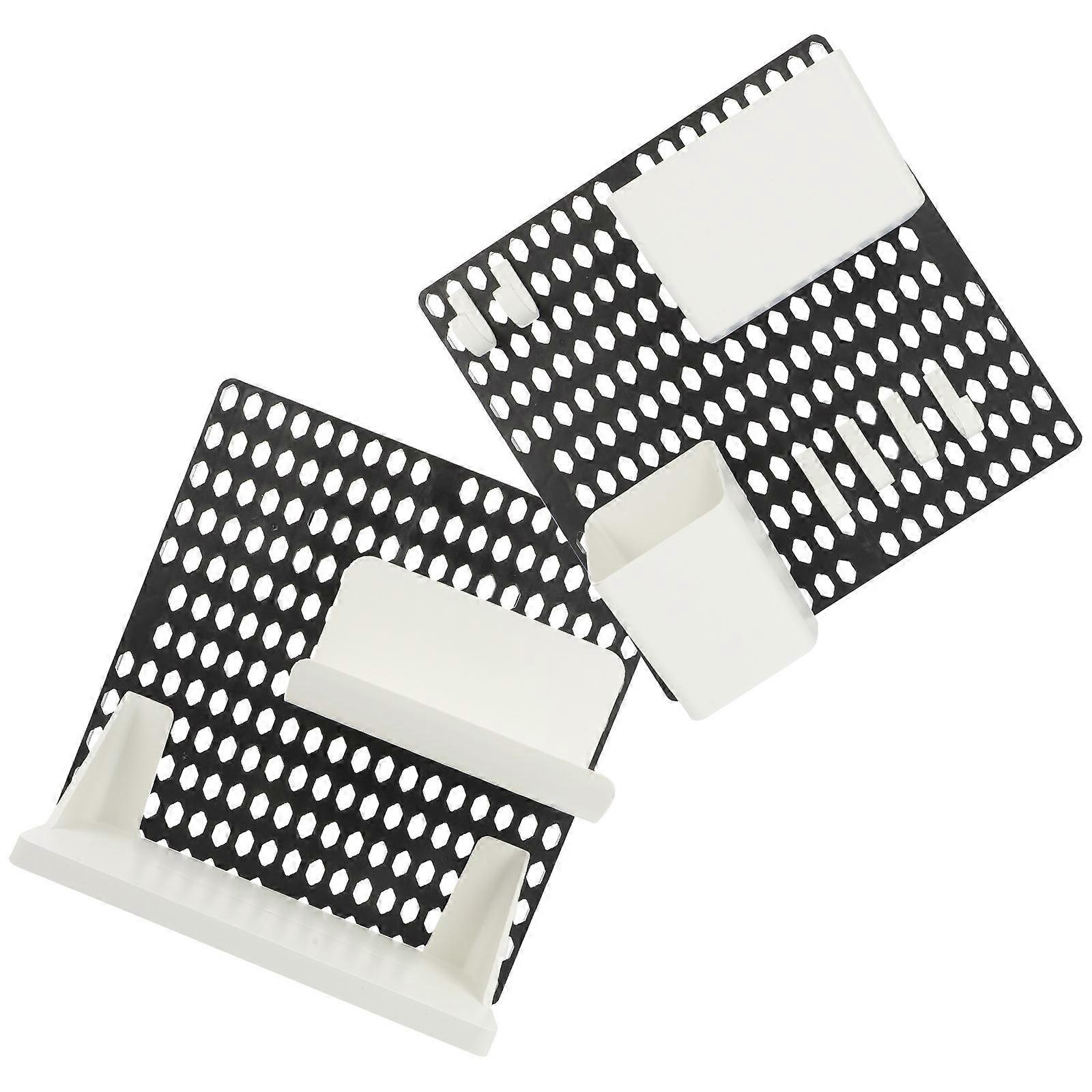 Wall Mounted Pegboard Shelf Organizer Kit with Hooks for Home, Office, and School – Versatile Storage Rack for Easy Organization