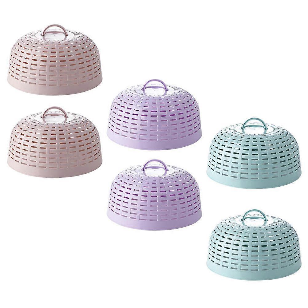 Food Tent PP 6Pcs Assorted Color for Covering Use Easy Wipe Clean