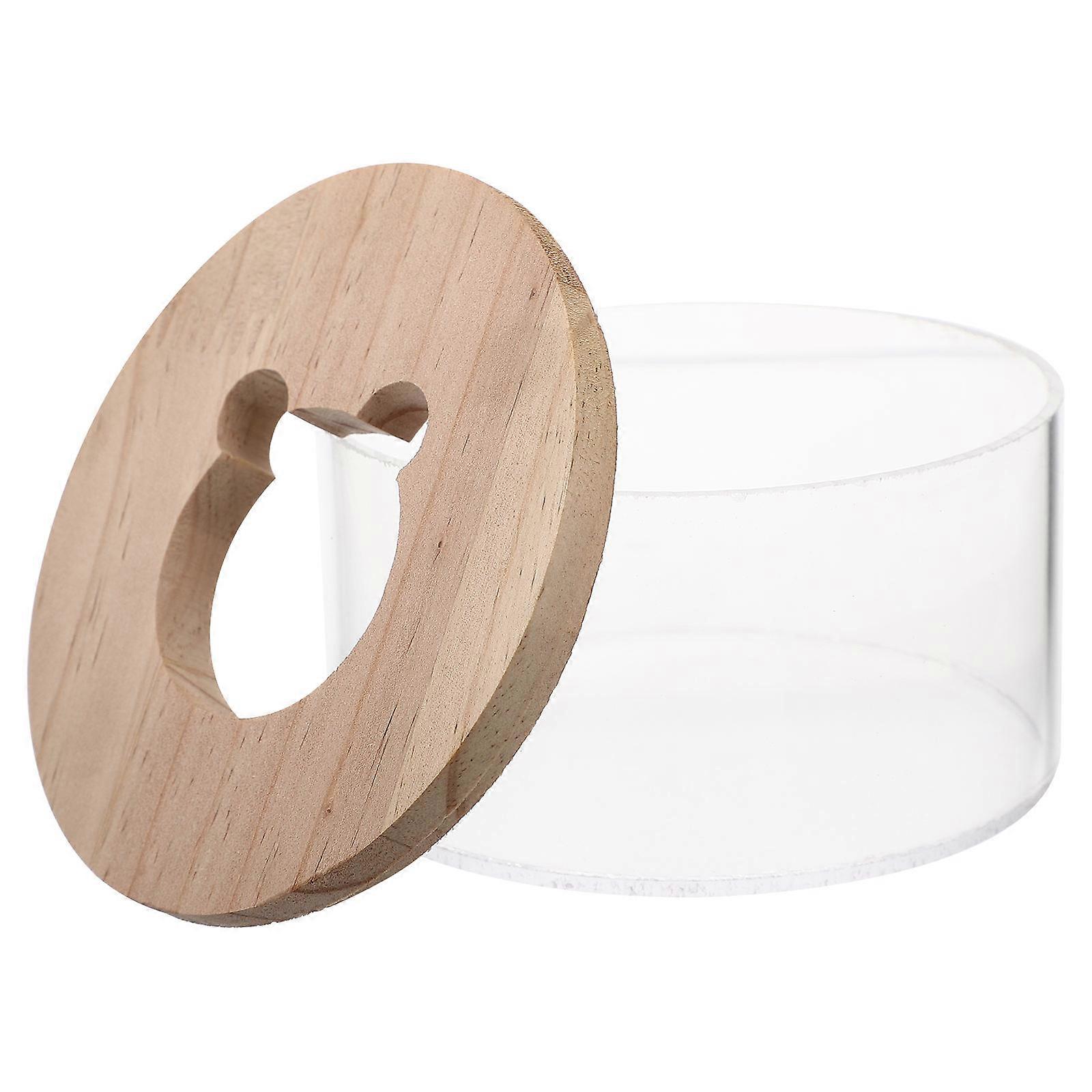 Transparent Small Animal Bath & Toilet Container for Hamsters, Gerbils, and Mice – Multi Functional Household Pet Accessory