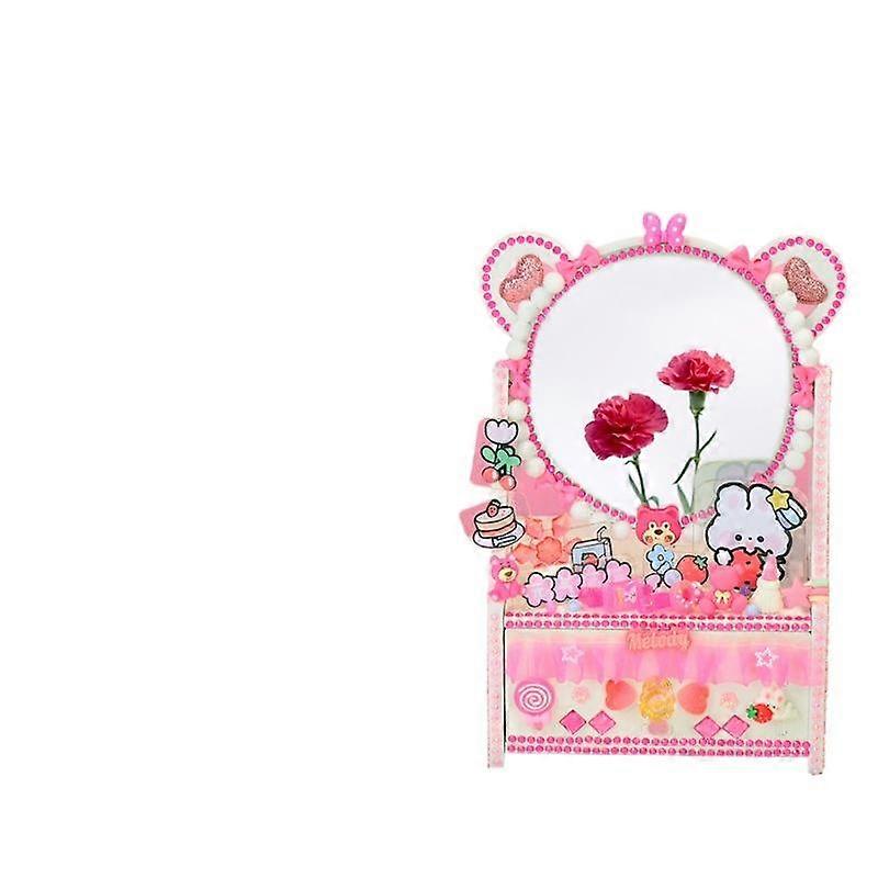 DIY Craft Kit for Kids Creative Building Blocks Set Dressing Table Hair