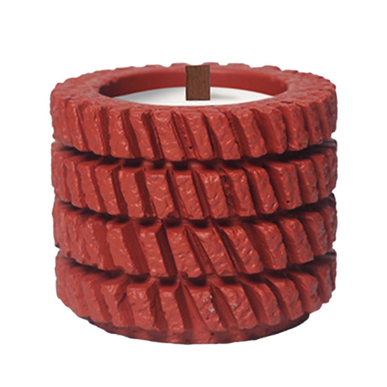 Empty Candle Jars, Versatile Storage Containers, Wide Opening for Food Storage, Reusable Craft Supplies for Candle Making and Home Decor, Red