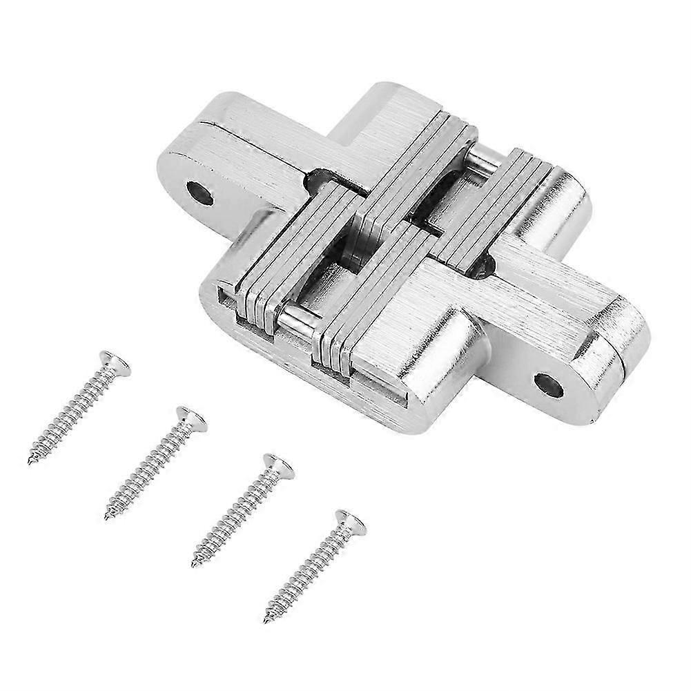 2pcs Door Hinge 180 Degree Concealed Folding Door Hinges Hardware Accessory (#2)