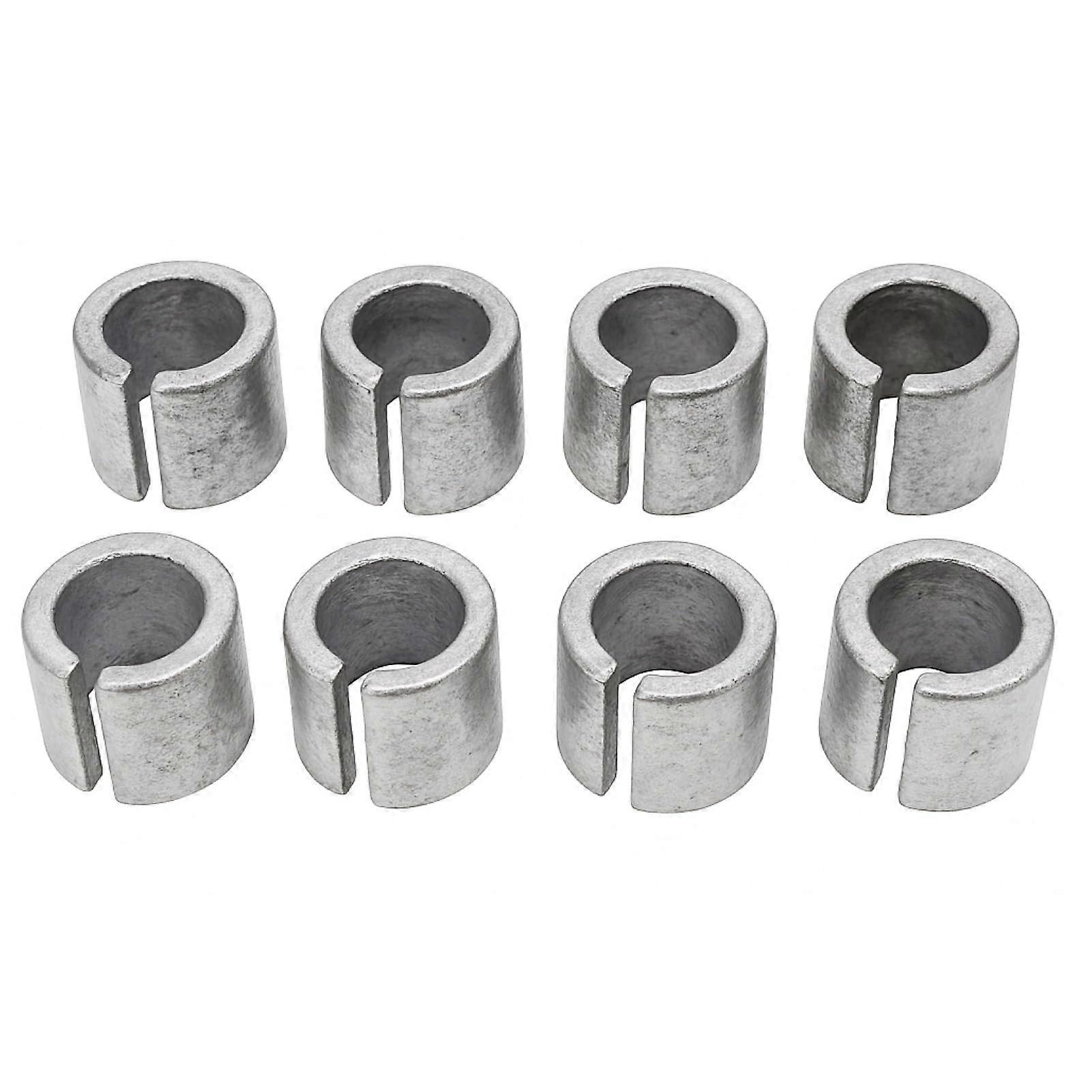 8Piece Car Battery Adapter Sleeves Set, Battery Terminal Adapters, Silver