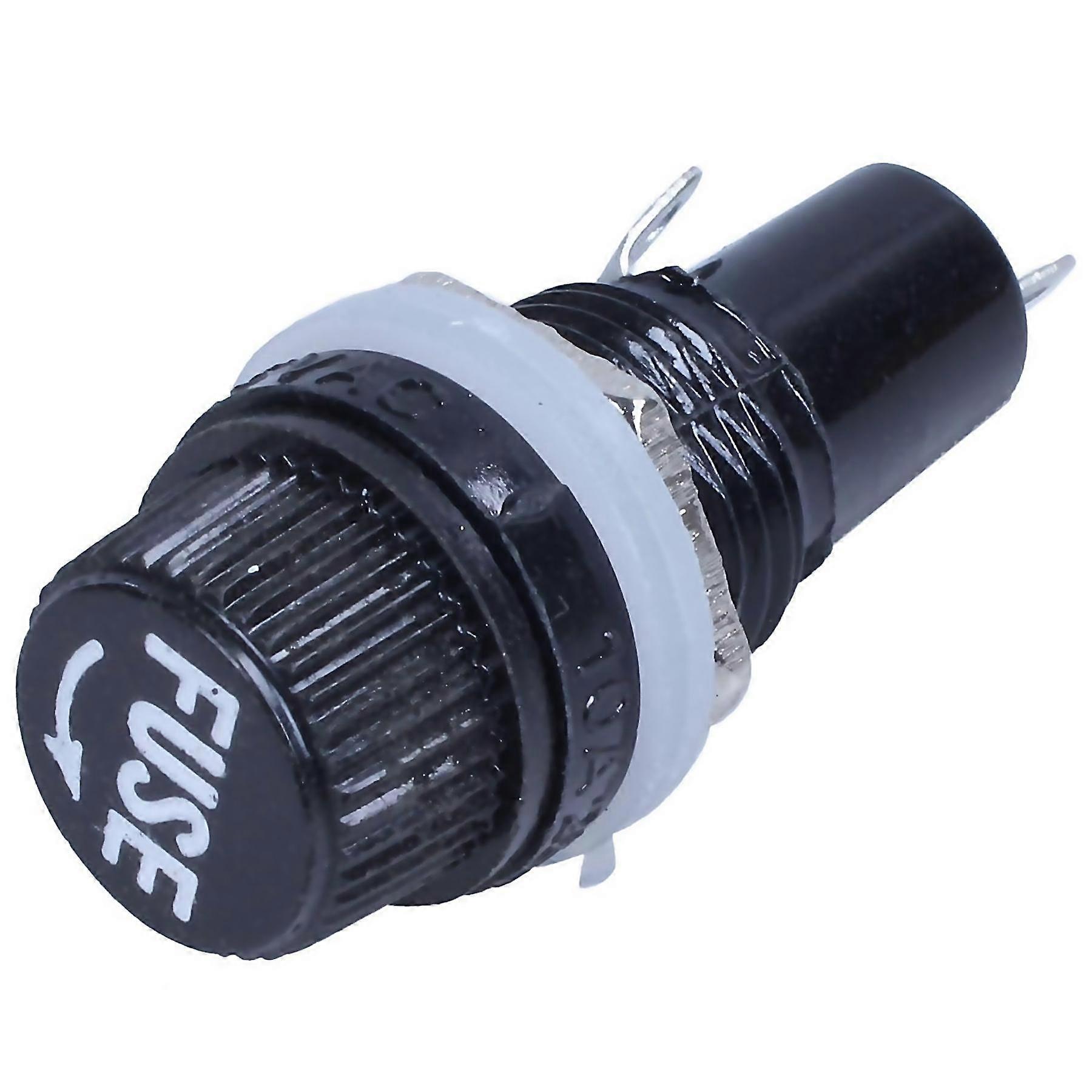 For 12mm thread with welding panel mount fuses holder socket for fuses 5x20mm