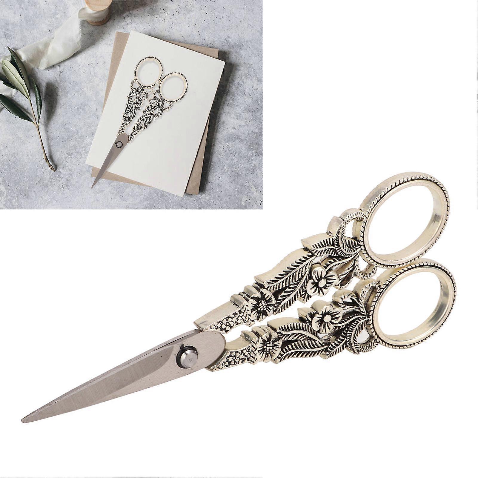 Craft Scissors Stainless Steel Durable High Sharpness Effort Saving Wide Application Embroidery Scissors for Needlework