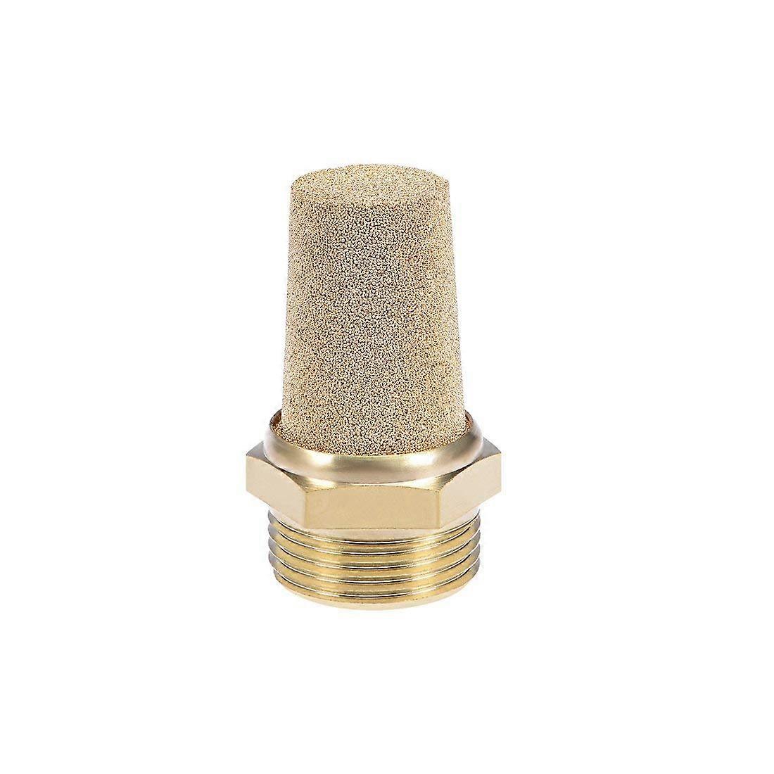 XYWHPGV 3/4 PT Sintered Bronze Exhaust Muffler with Brass Body Protruding 1pcs(16f4b f5f28 c215f 7a859 32346 b51da