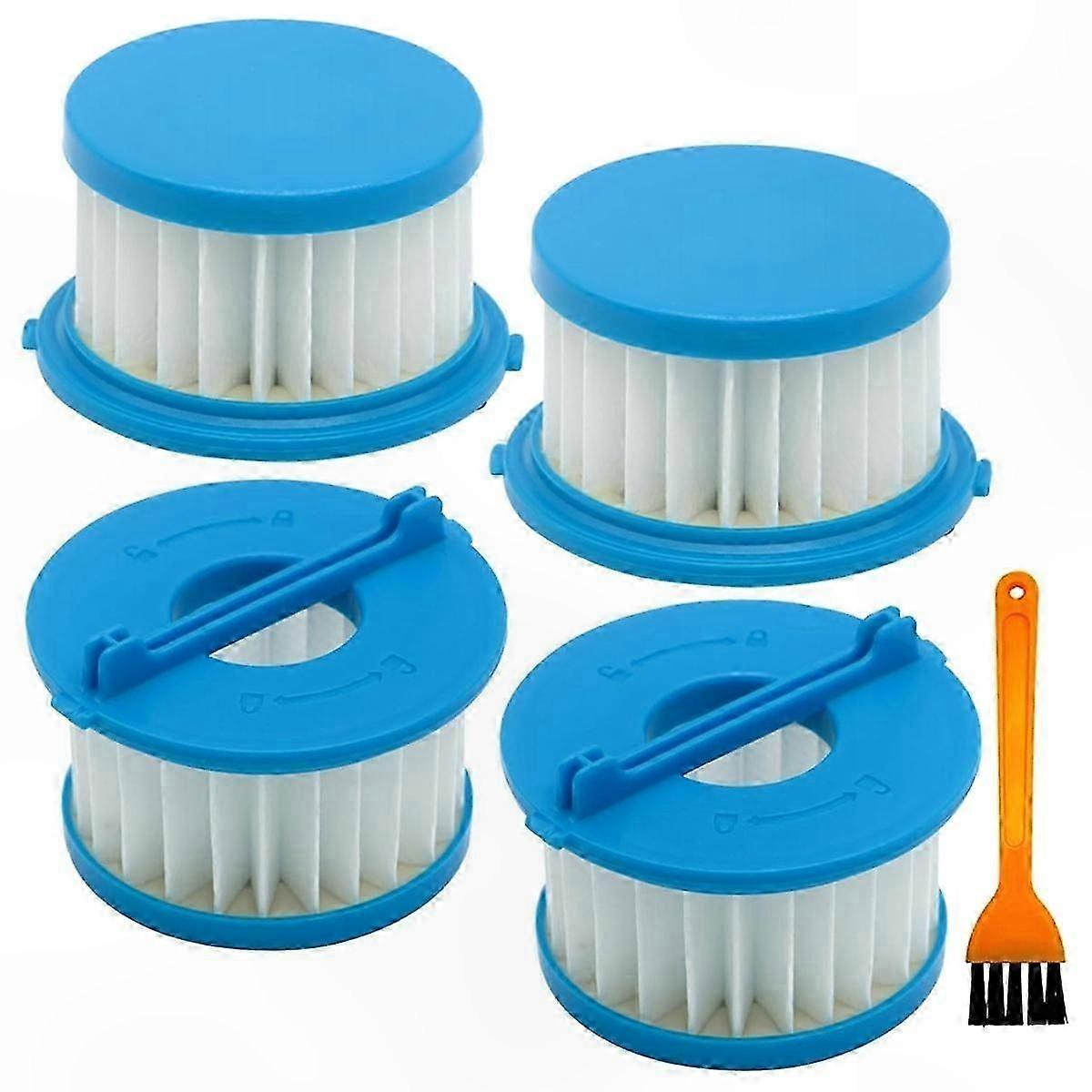 4-Pack HEPA Filters for 18V Cordless Wet/Dry Vacuums, Compatible with A32F02 Models