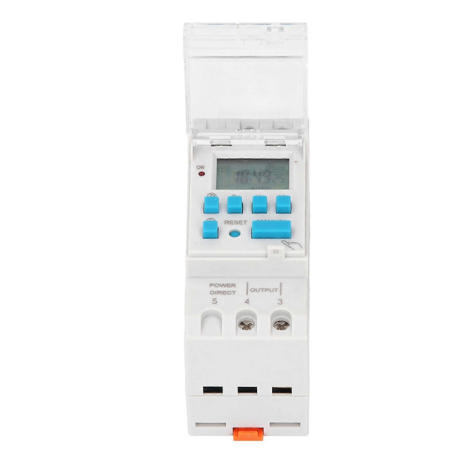 7 Days Programmable Timer Switch Digital LCD Display Electronic Countdown 24 Hours 16A TM919HK 