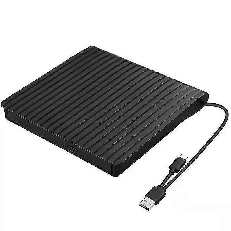 T6 External Cd/dvd Drive For Laptop Usb 3.0 Dvd Type-c Dual Interface Burner Cd Player -CHAN