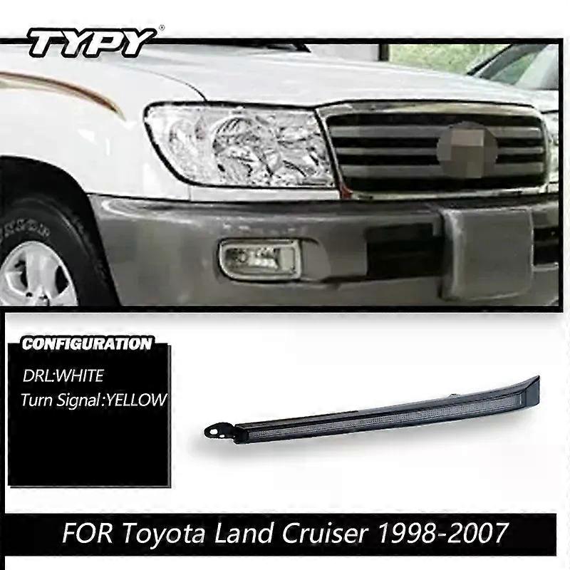 Apply For Toyota Land Cruiser 4500 4700 100 LC100 FZJ100 UZJ100 98-07 Dynamic Turn Signal Car DRL LED Daytime Running Light Fog Lamp