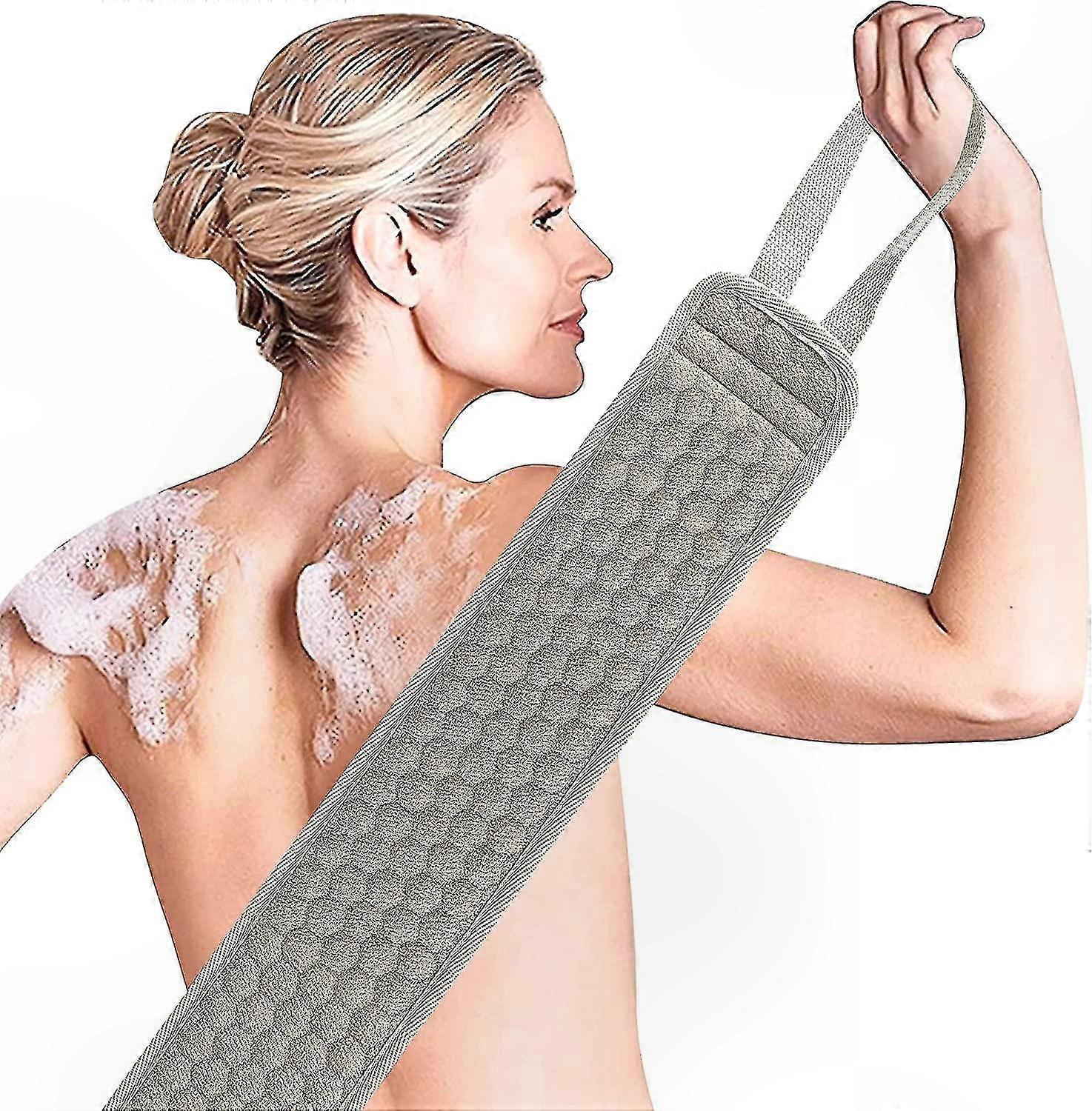 Exfoliating Back Scrubber Sponge Pad Set For Shower, Bath Shower Scrubber