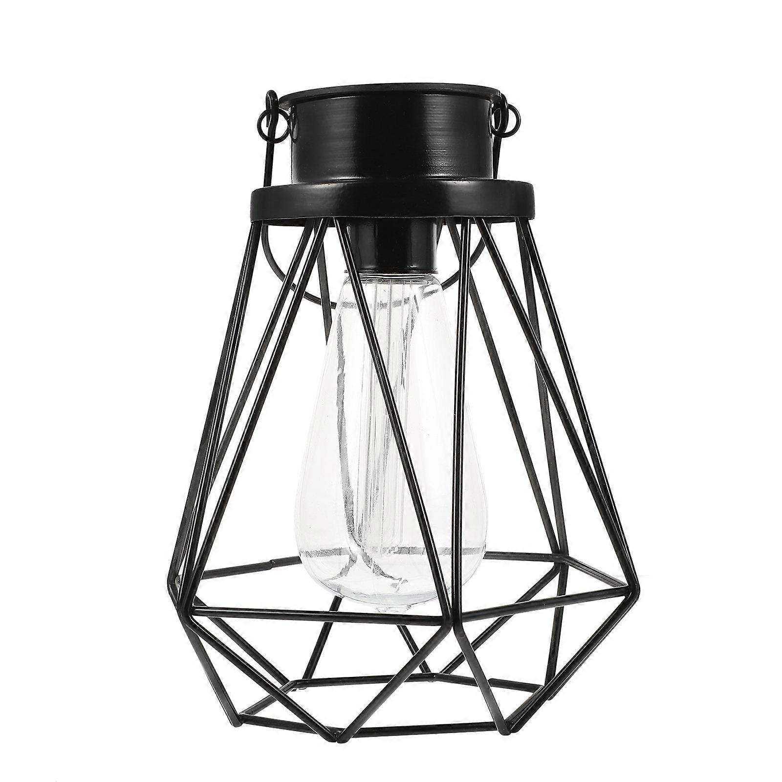 Solar Light Garden Hanging Lamp Outdoor Lighting Use Iron Material Waterproof Function 1Pc