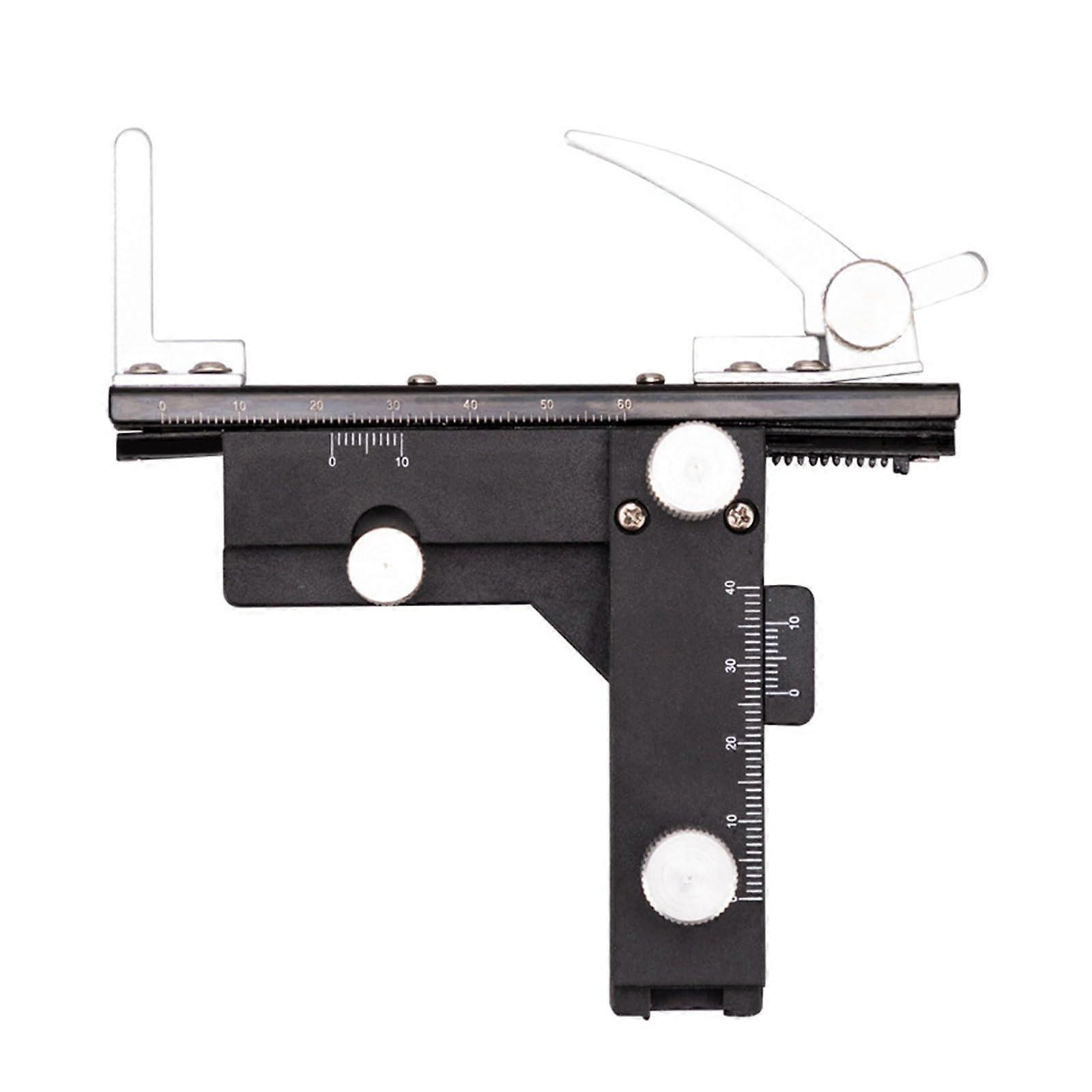 Explanation Microscope Slide Ruler for Electronics Inspection Jewelry