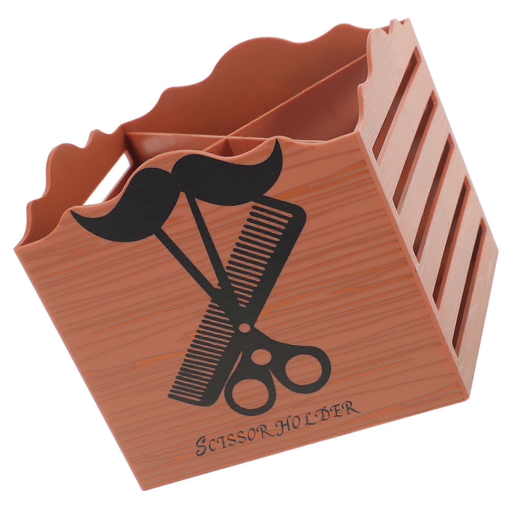 Hairdressing Tool Storage Box - Scissor Holder Organizer for Salon, Barber Shop, and Hairdressing Combs - Durable Design