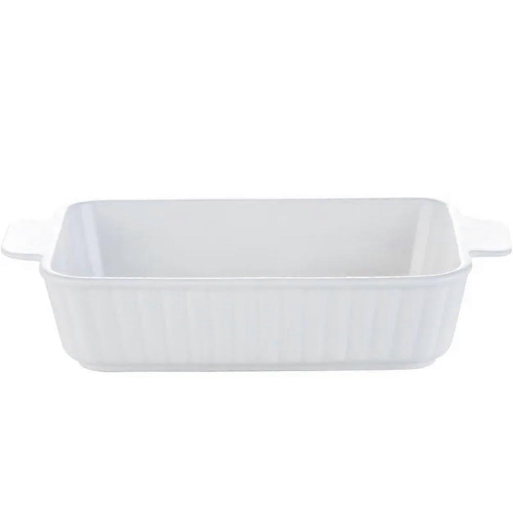 Ceramic Dual Handle Baking Dish Oven Safe for Lasagna and Pasta, 2 Quart, Even Heat Distribution, Family Cooking