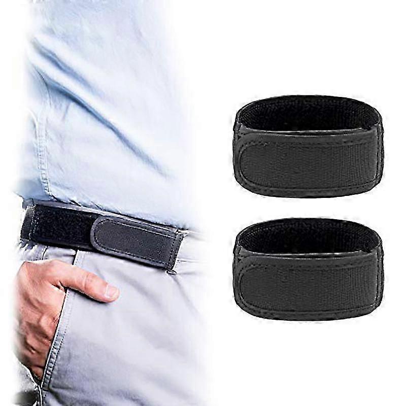 2X Men's No-Buckle Elastic Waist Belt - Stretch Waistband for Unisex Sizes S/M/L