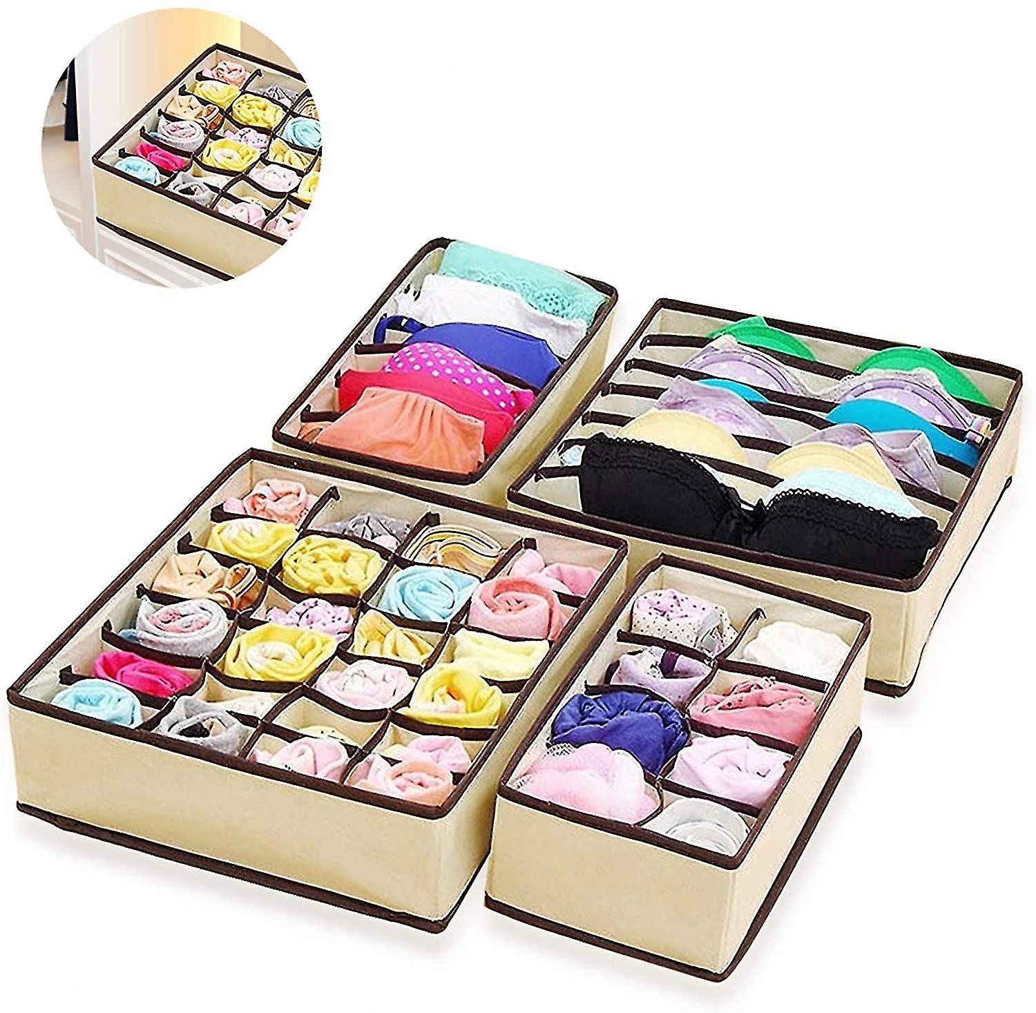 Storage Boxes Wardrobe Socks Organizer Drawer Organizer Fabric Boxes