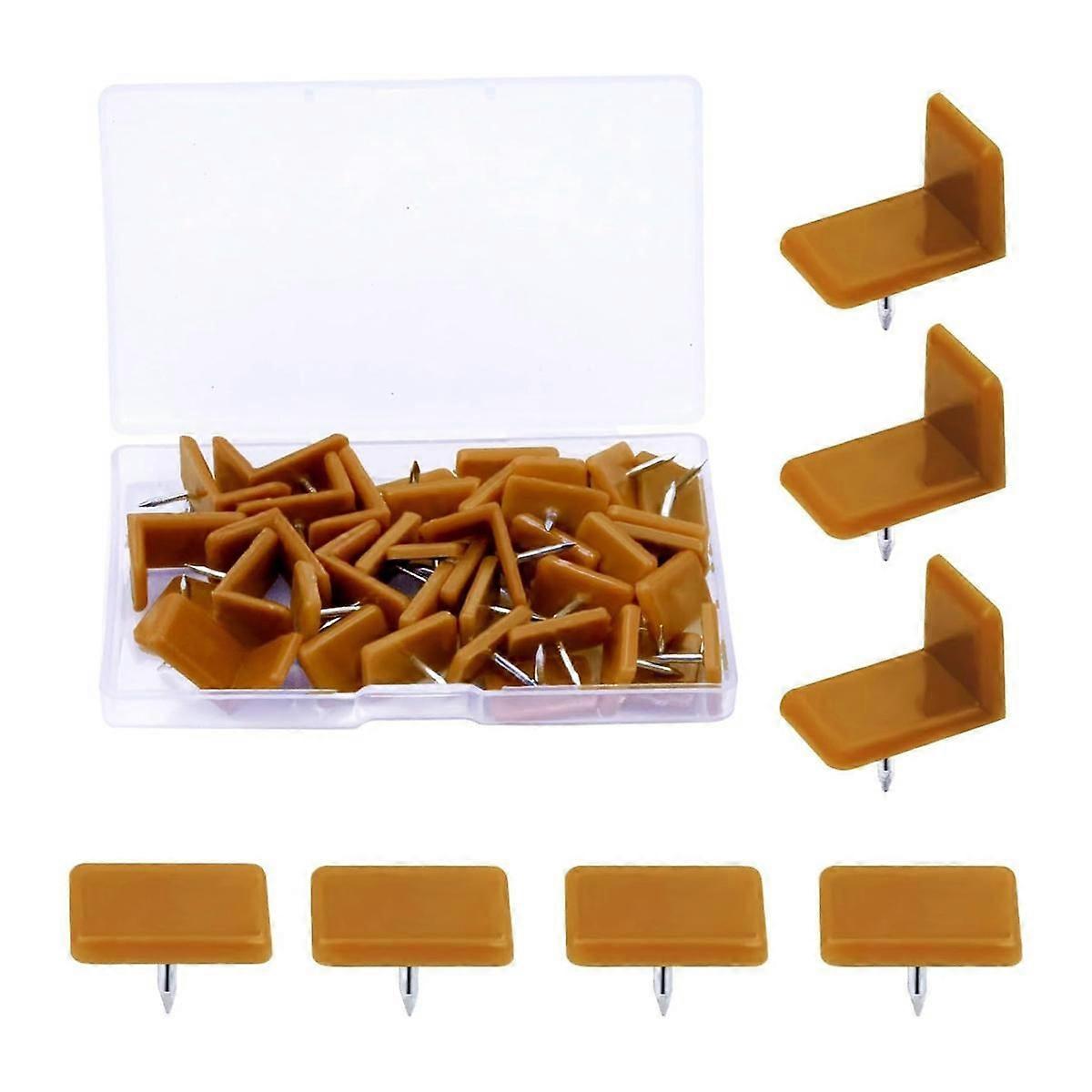 40 Pieces -in Drawer Glides and Slides Furniture Glide Plastic Drawer Glide with Nail for Repairing