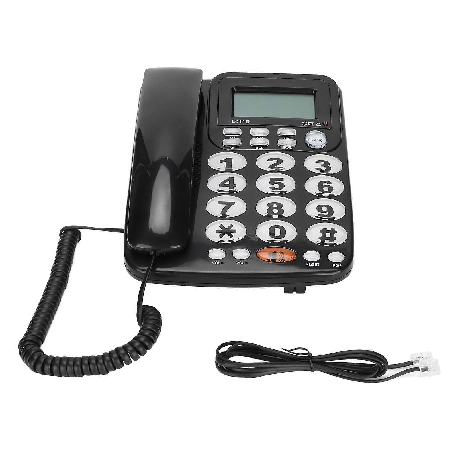 Desk Telephone Caller ID Large Buttons Tilt Display Corded Landline for Home Office Hotel Rooms