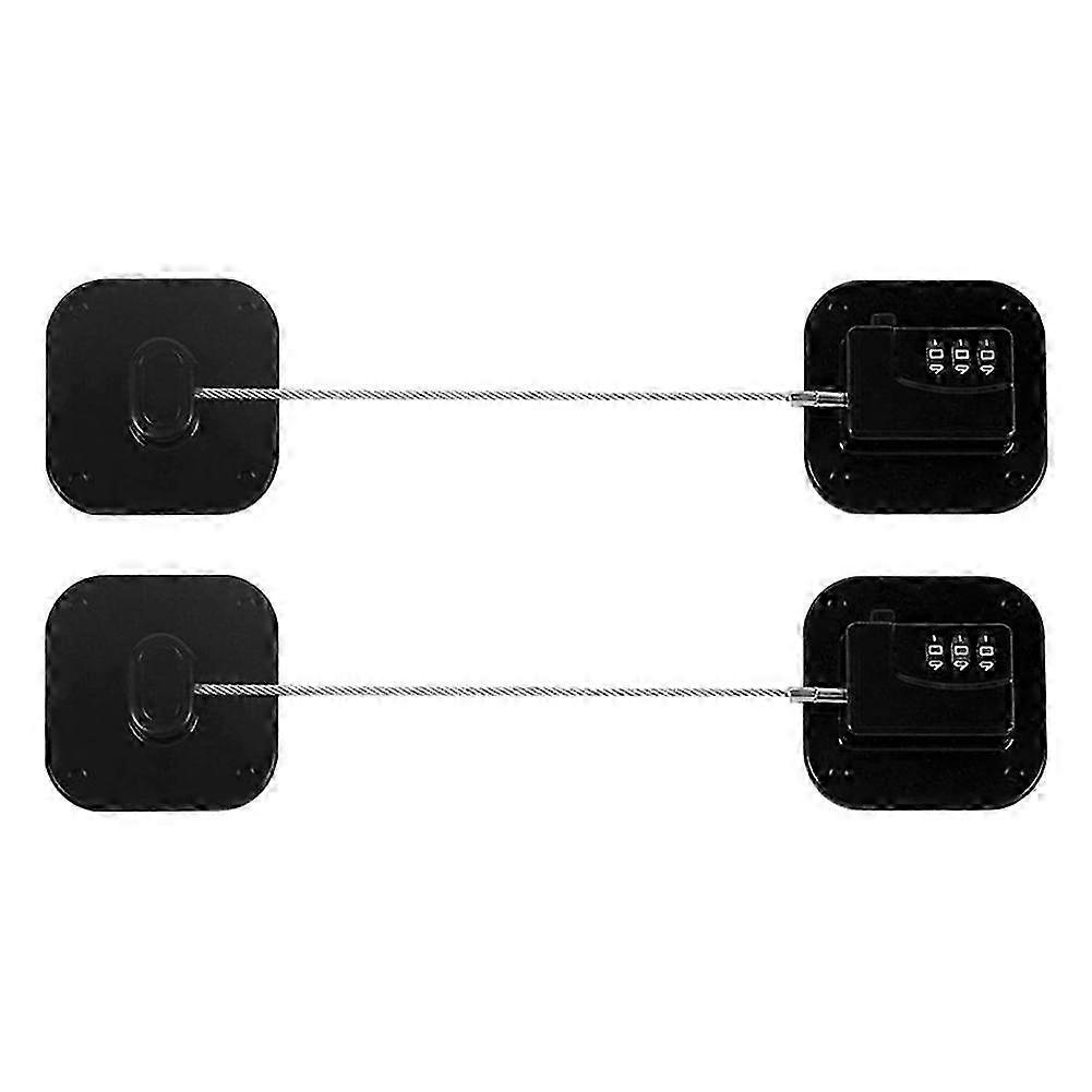 Combination Lock for Refrigerator Cabinets & Drawers - Heavy Duty Fridge Lock Safe System