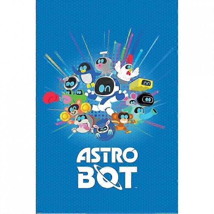 Playstation Astro Bot Friends Print
