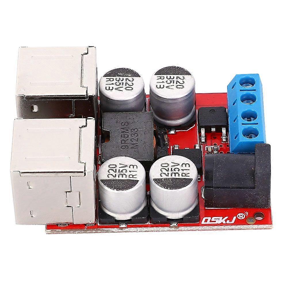 DC-DC Voltage Step Down Power Supply Buck Module Car 12V 24V 8-35V to 5V 8A 4 USB Phone Charger