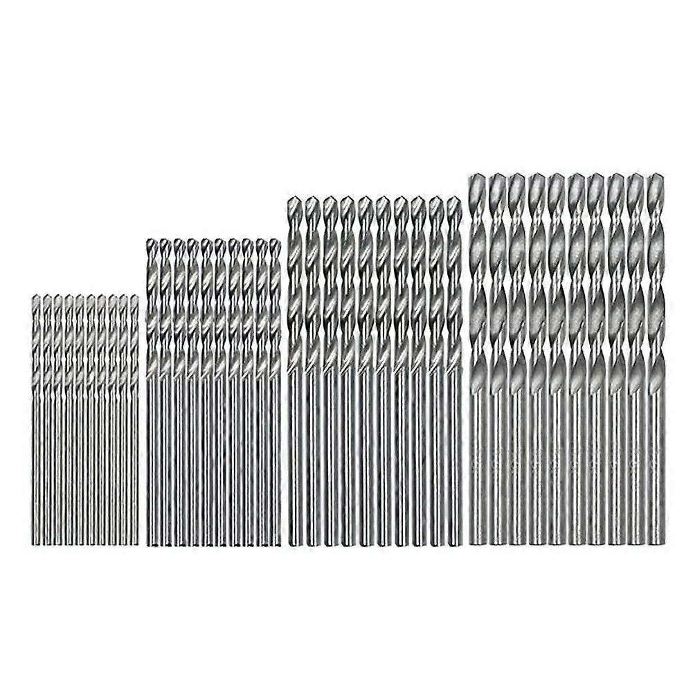 40Pcs 0.5Mm2.0Mm Straight Shank Mini Drill Bit Set HSS Twist Drill Bits Full Ground Diameter 0.52.0 Mm For DIY