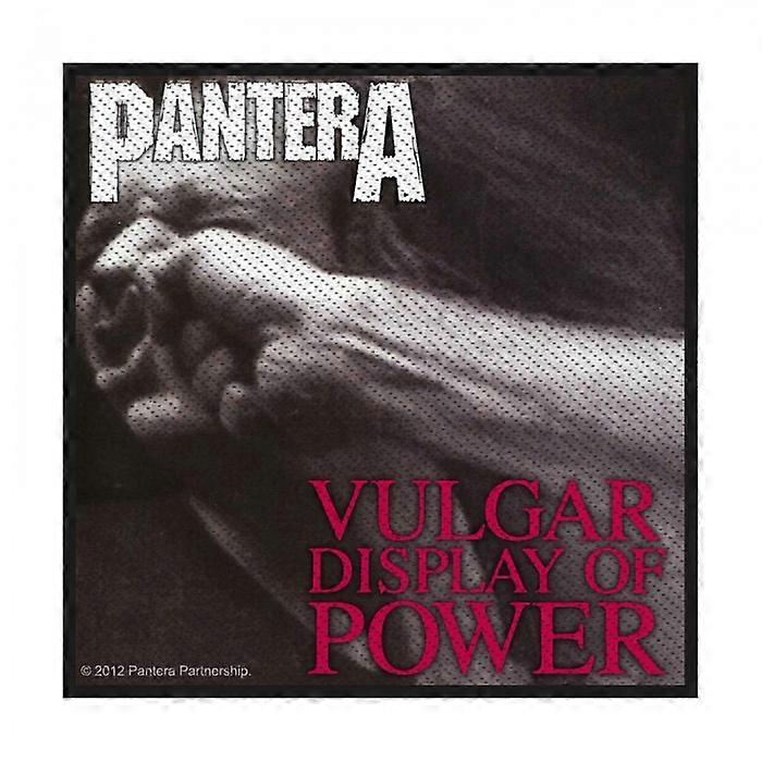 Pantera Vulgar Display Of Power Standard Patch