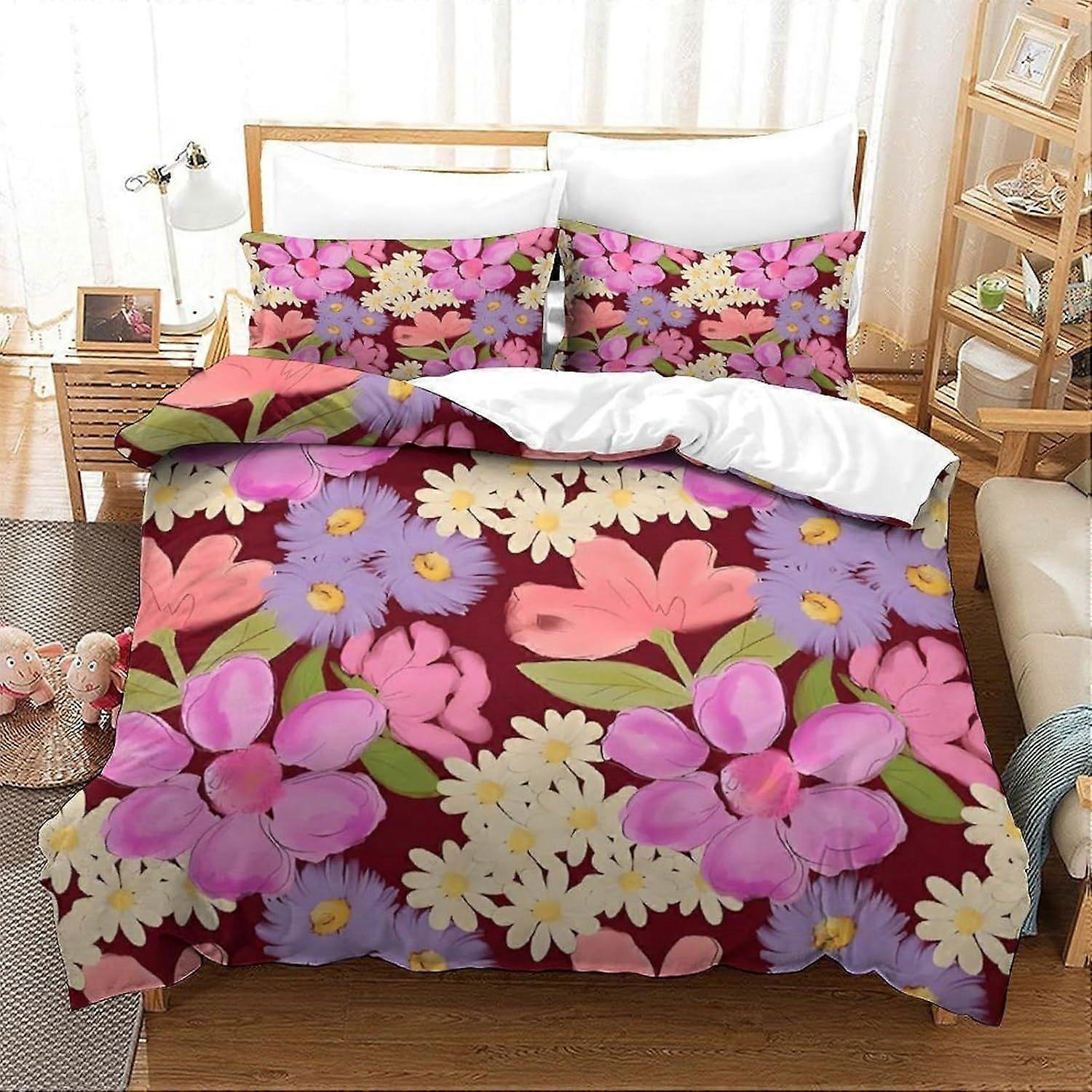 Yingd Graffiti Duvet Cover Sets 3 PCS Hotel Quality Quilt Cover Bedding Bed Covers with Pillowcases