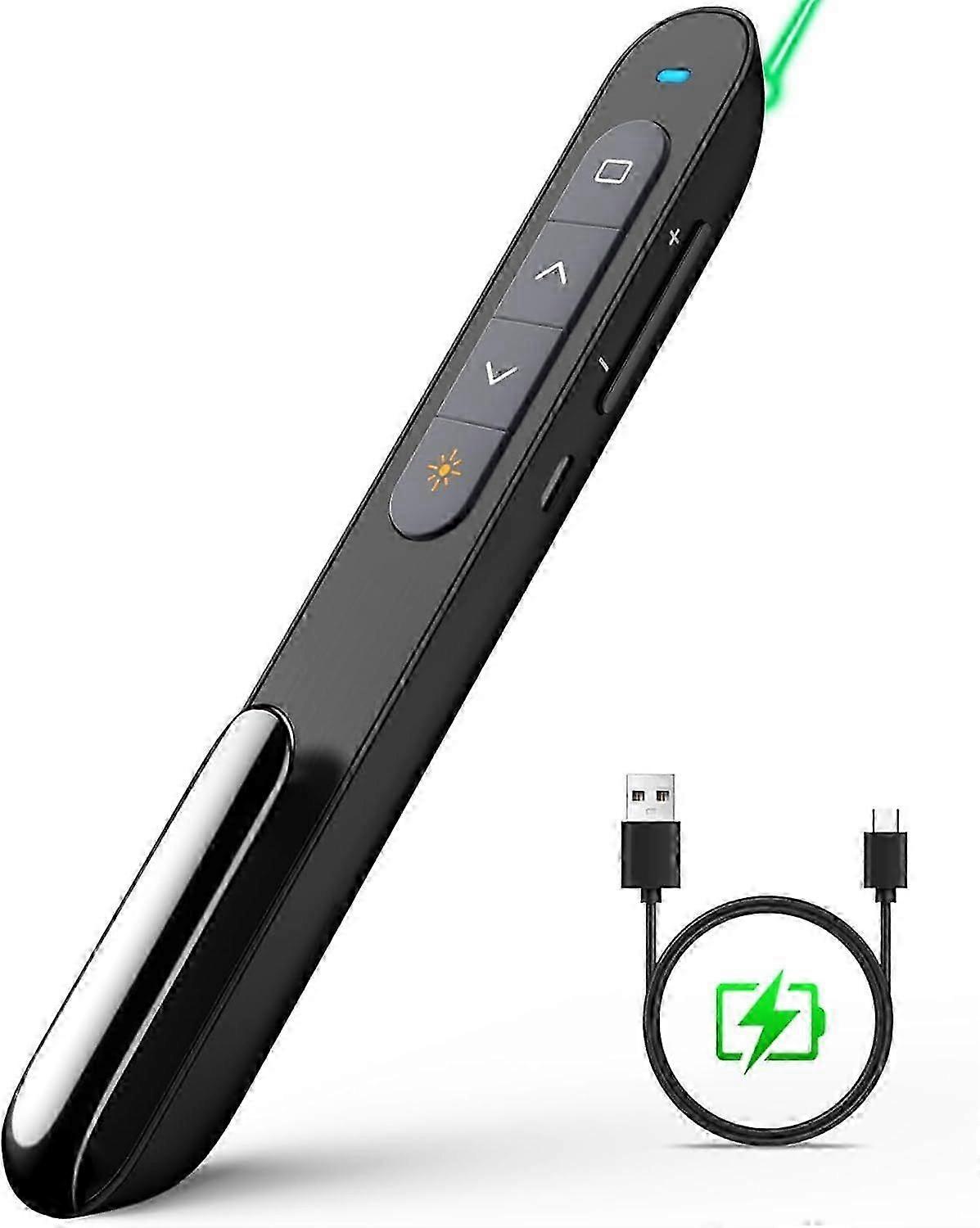 2025 Newest N76 Rechargeable Presentation Remote Control with Pointer, Remote