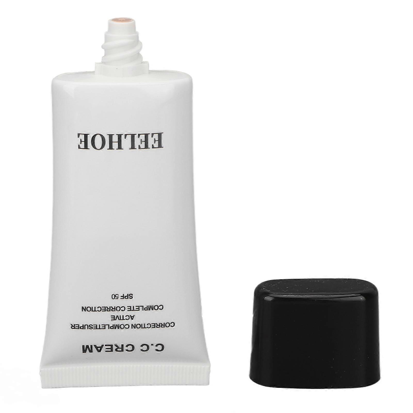 Base de maquillage CC Cream, base de maquillage, correcteur, éclaircissant, hydratant, délicat, respirant, base de maquillage naturelle