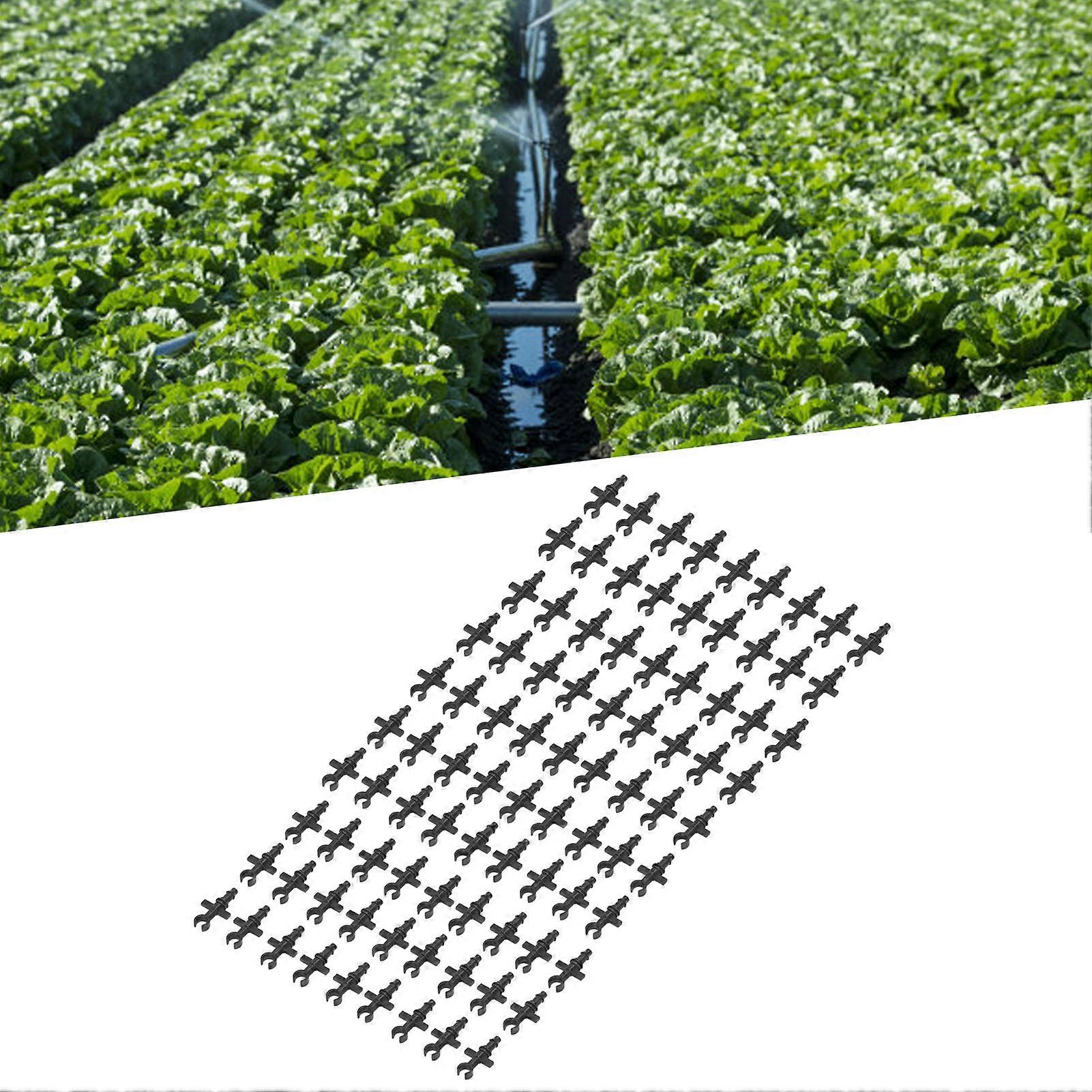 100Pcs 4/7mm Hose Micro Barbed End Plugs Irrigation Kit