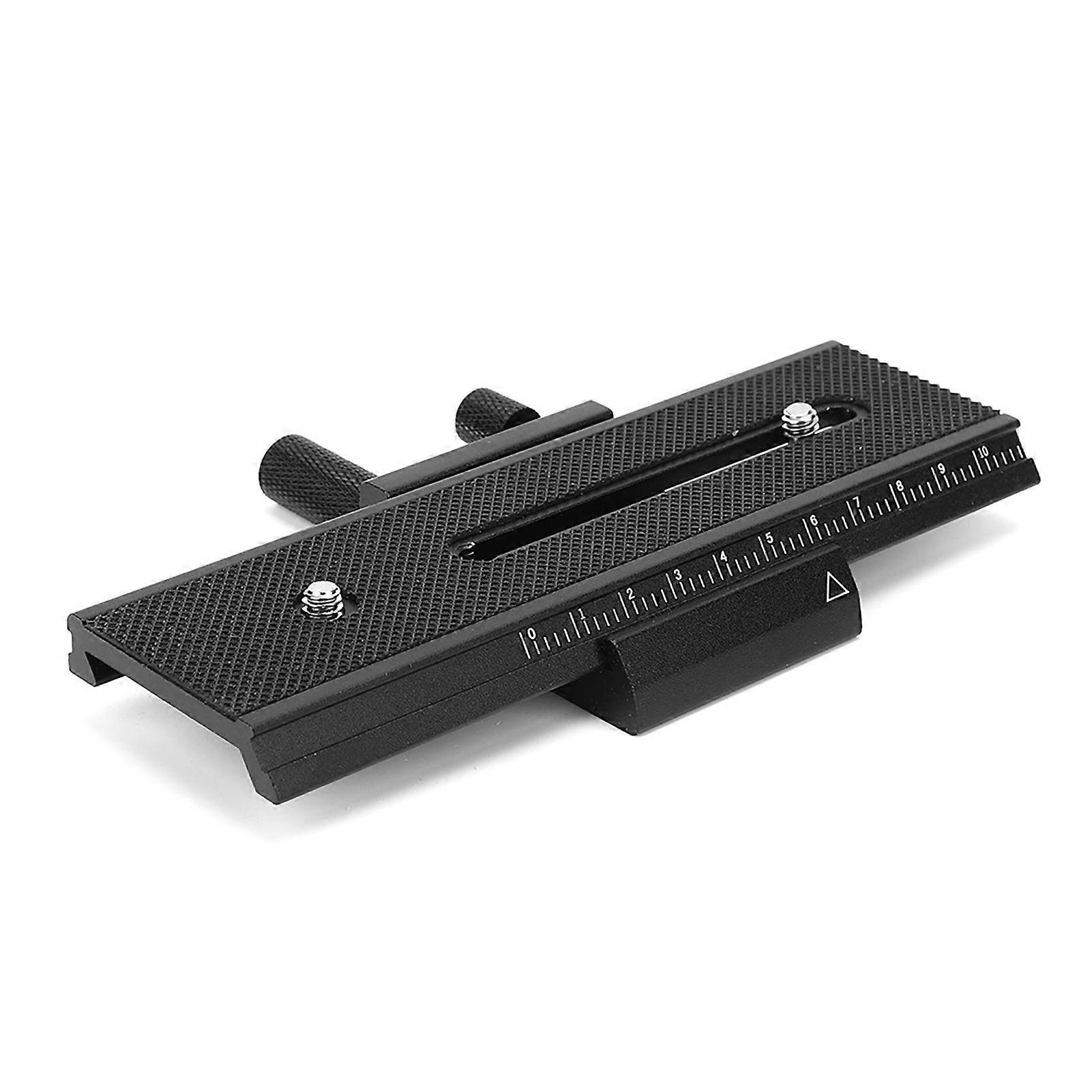 2 Way Macro Focusing Rail Slider with 1/4" Mounting Screw for Close up Shooting