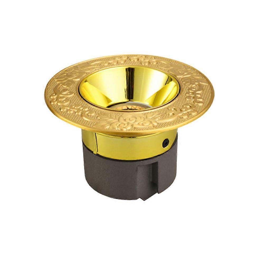 Recessed Glare LED Downlight - All Copper Eyeball Retrofit Spotlight, 12W Round Ceiling Light, 3 Color Temperatures 3000K/4000K/6000K, 90 CRI