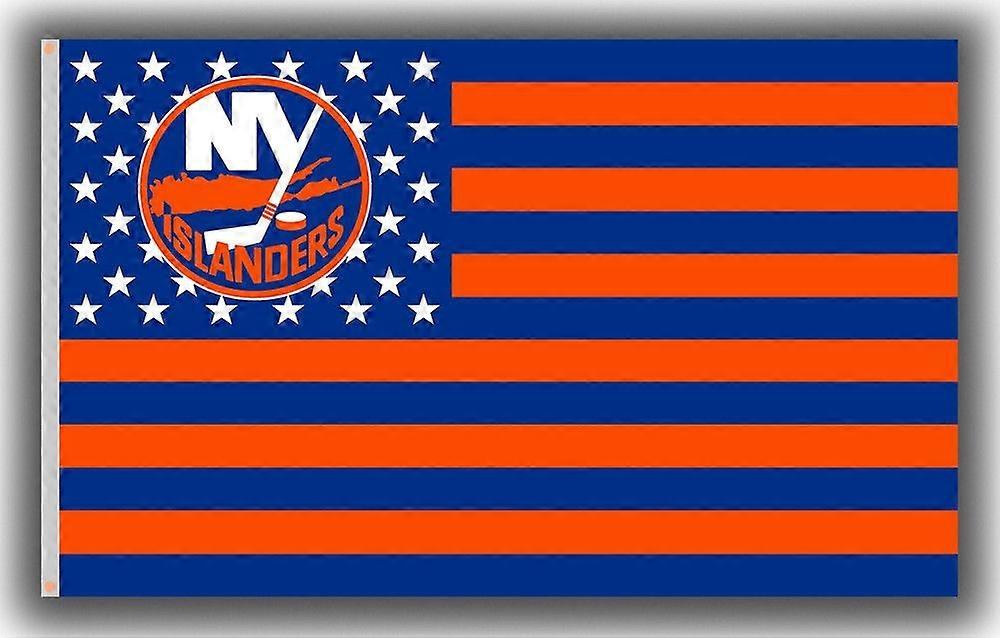 New Yorkin jääkiekkojoukkueen ikimuistoinen Flag Islanders -fanin matkamuistobanneri QZ 0001