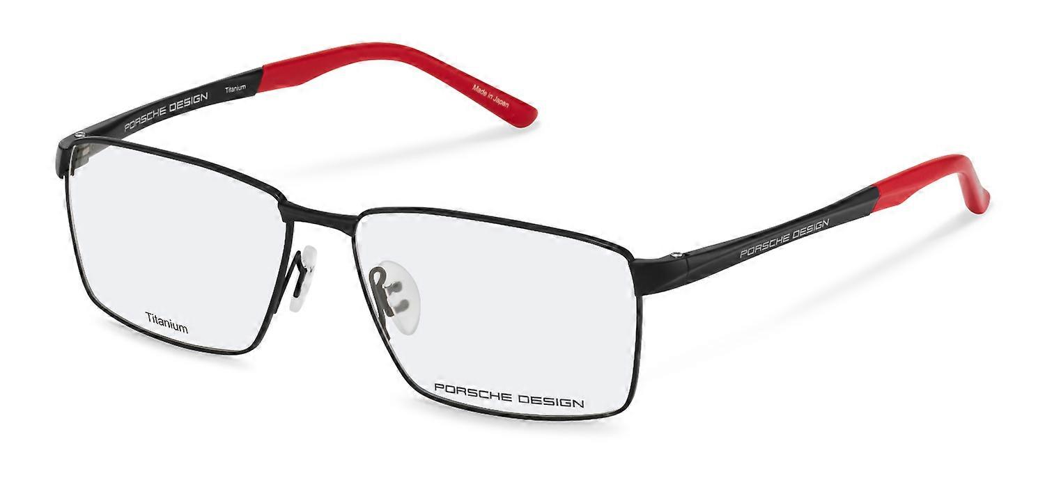 Eyewear Frames Porsche Design P8777 A000 black/ red 58/15/145 MAN