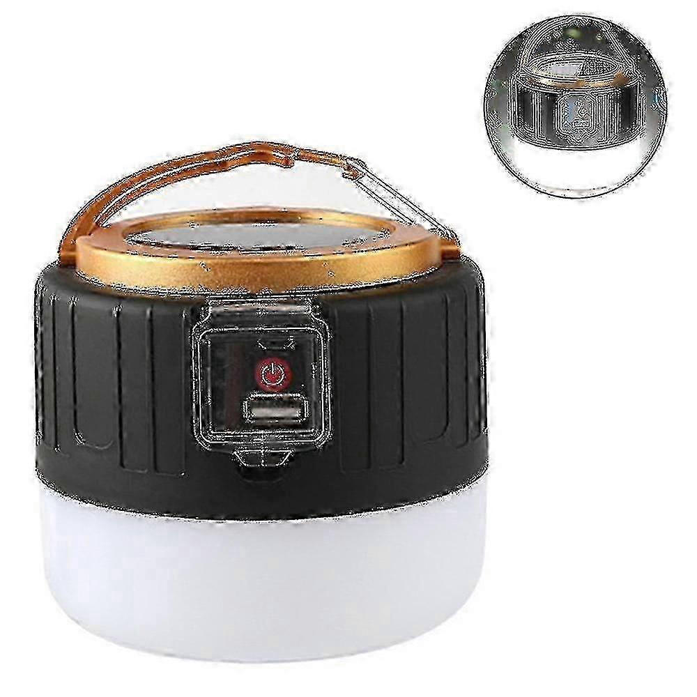 Solar-Powered Camping Lantern with Remote & Power Bank - 3 Modes for Emergency/Travel Lighting 2025