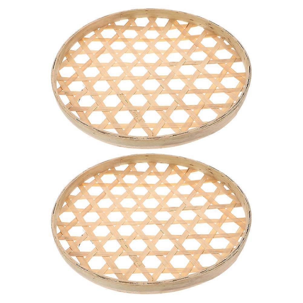 Bamboo Tray for Organizing Foods 10Pcs Set