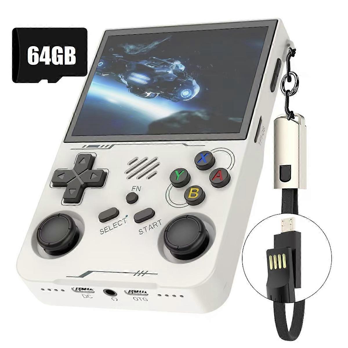 R36XX Retro Handheld Game Console 64G 14000+Games Linux System A