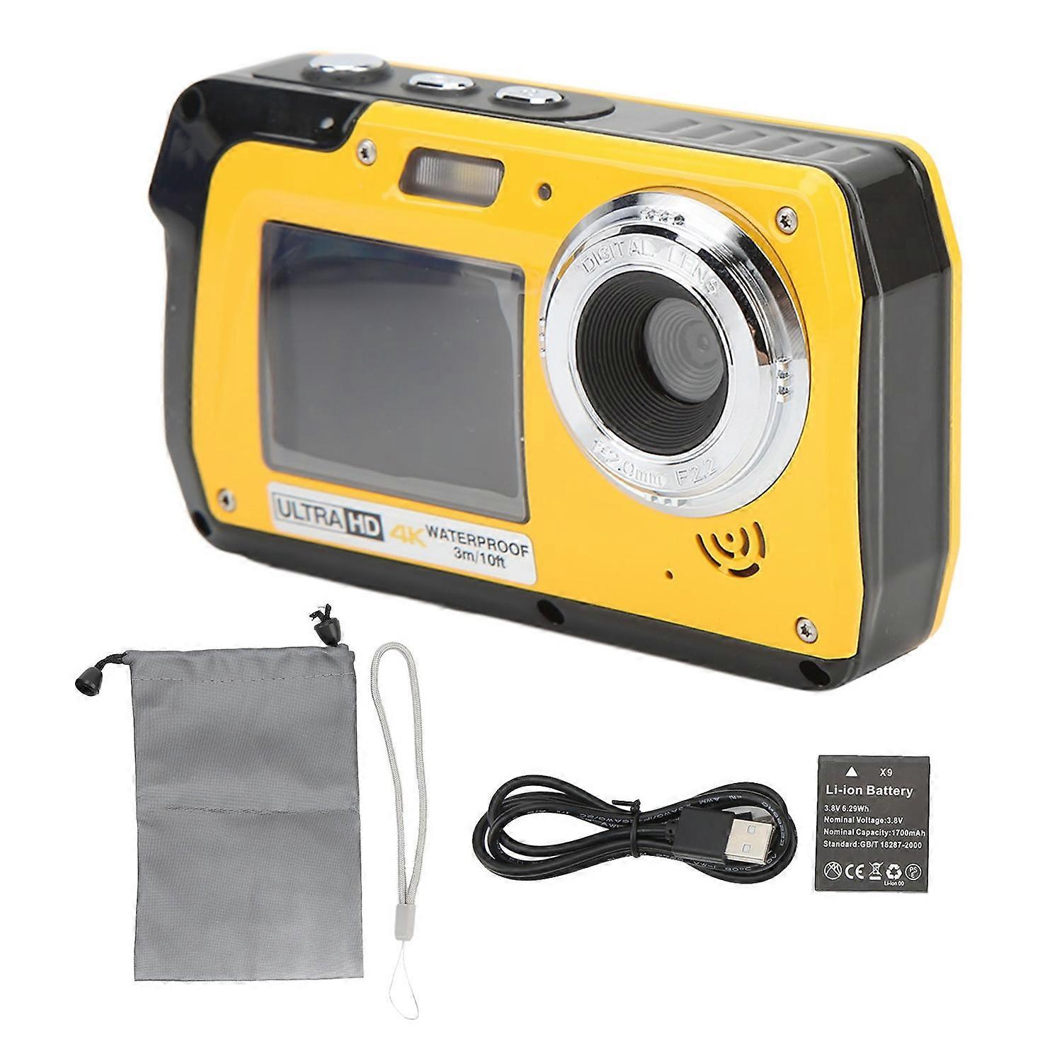 Feature:
1. 4K 56MP: With 4K video resolution and 56MP image resolution, this underwater camera capt