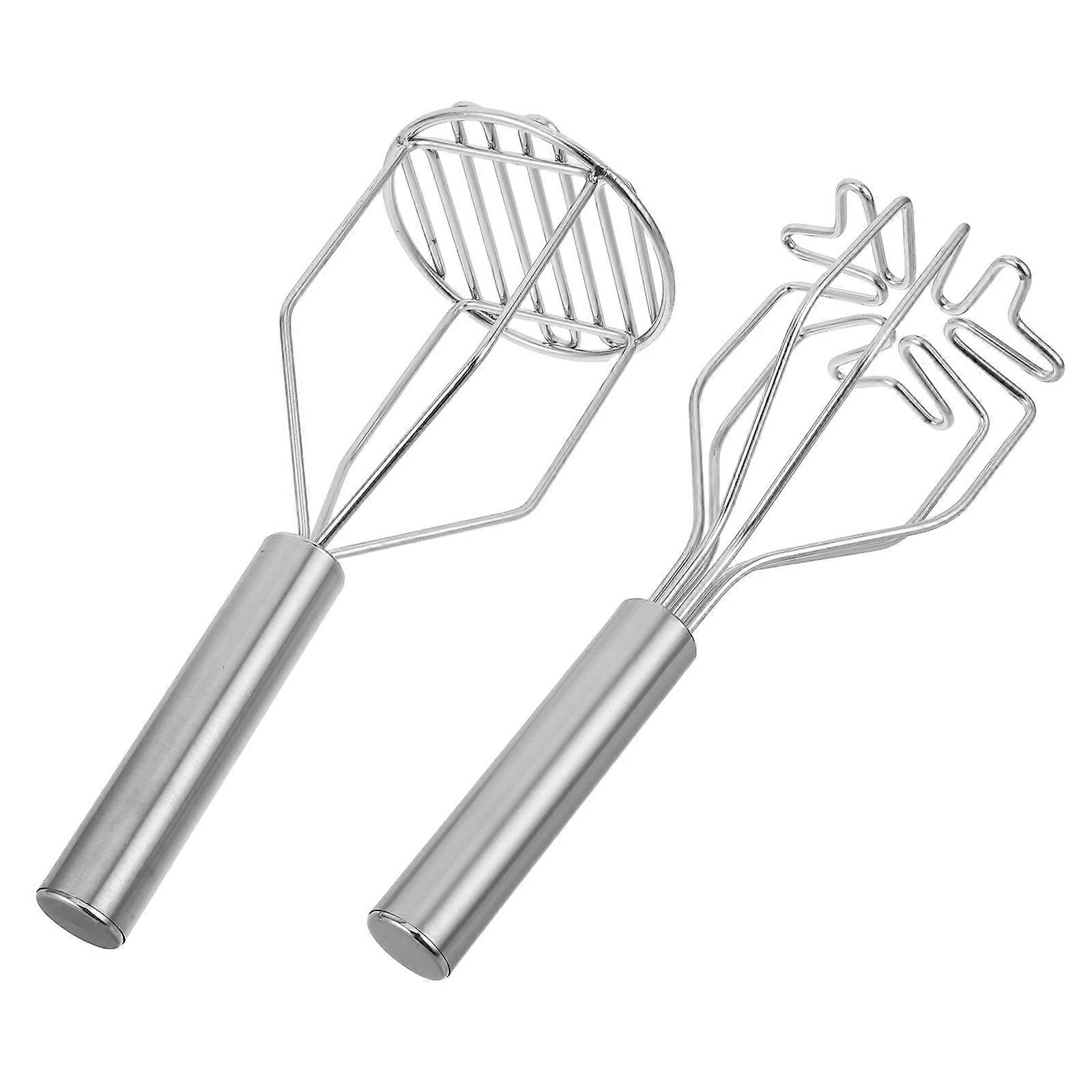 Potato Ricer Vegetable Masher For Preparing Mashed Vegetables 26X10X2CM Material 2Pcs
