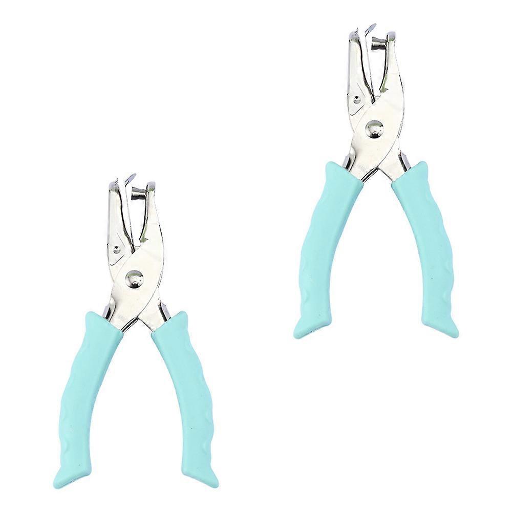 Mini Hole Puncher Non-Slip Bottom Pad For Diy Craft 13.5X7X2cm 2Pcs
