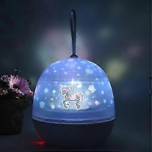 Starlight USB Fantasy Atmosphere Projection Lamp LED Rotating Night Light